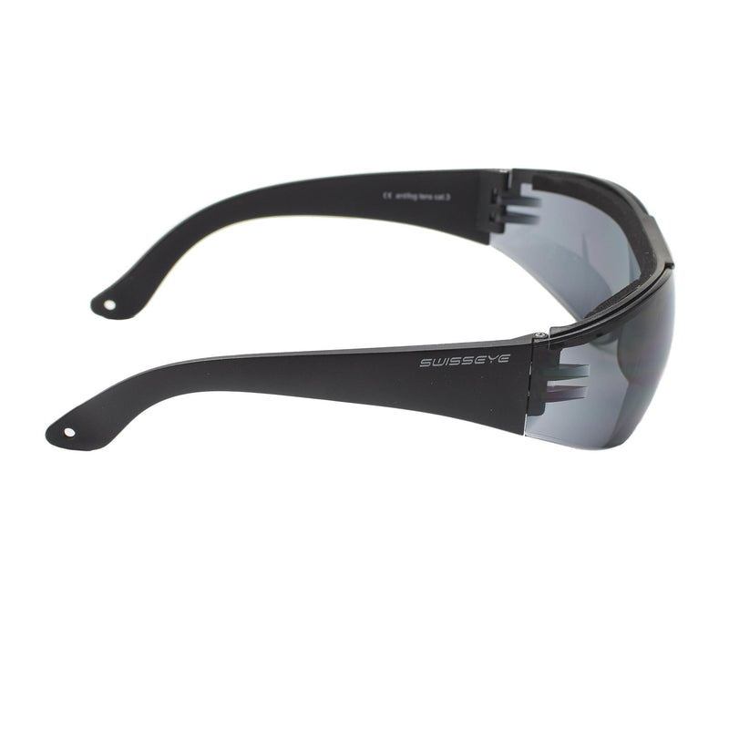 SWISS EYE wide safety glasses smoke color lenses anti-fog anti-scratch goggles