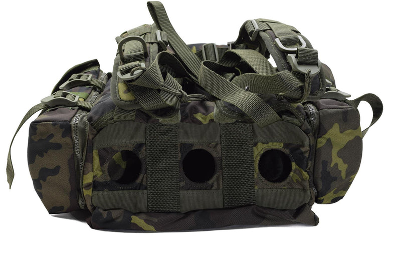 Original Czech Republic military molle backpack quick release woodland camo 30l