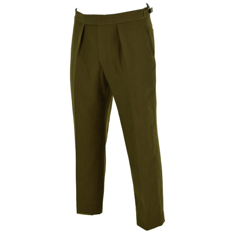 Original British army official uniform pants OD parade trousers military issue