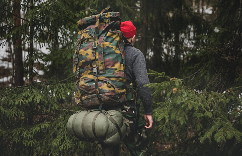 Original Belgium Military tactical field backpack Large 110l hiking camping bag