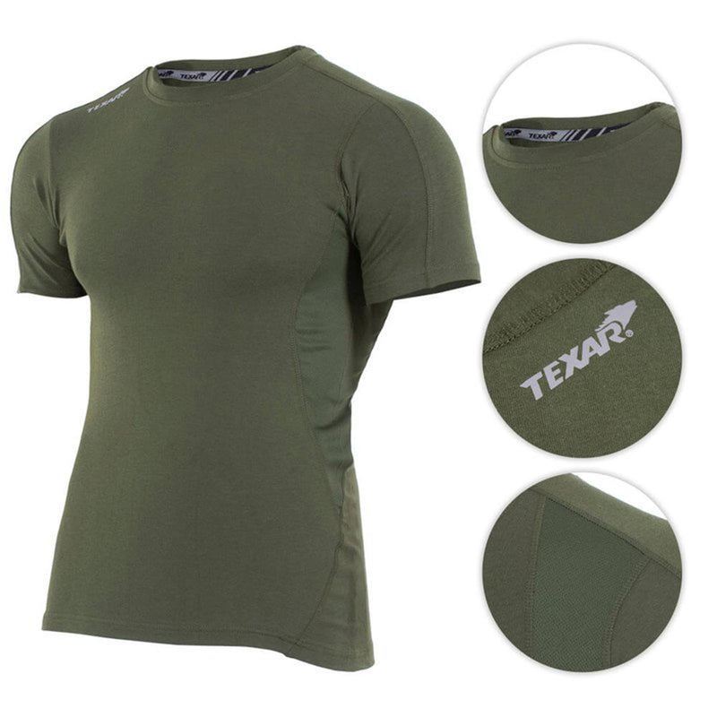 TEXAR military wear base layer short sleeve undershirt tactical troops underwear