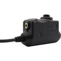 EARMOR M51-MID PTT Adapter Midland Radio Headset Wired Tactical Gear Black