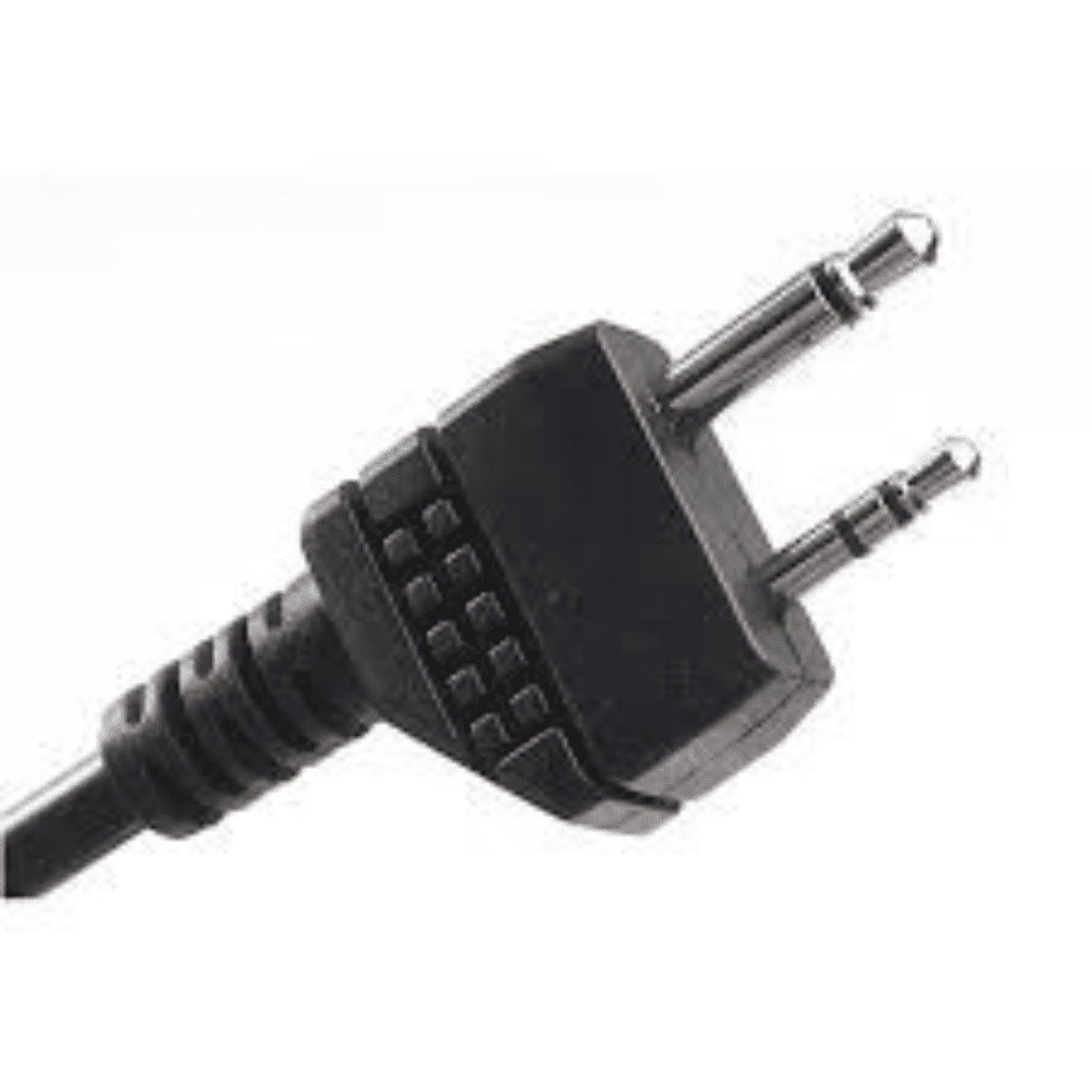 EARMOR M52 PTT Adapter Midland 2 Pin Wired Tactical Headset Cable Black