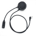 EARMOR M55 PTT Adapter Kenwood Baofeng 2-Pin Radio Headset Adapter Black