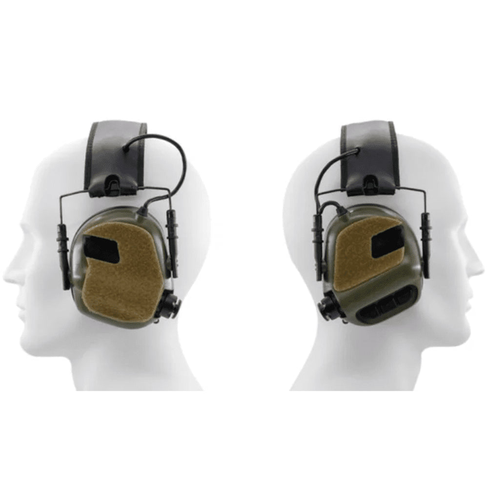 EARMOR S14 Replacement Hook and Loop Patch Set M31 M32 Headsets Black