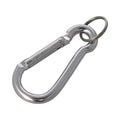EDM Aluminum Carabiner 70mm x 7mm Lightweight Clip Hook Keychain Multicolor