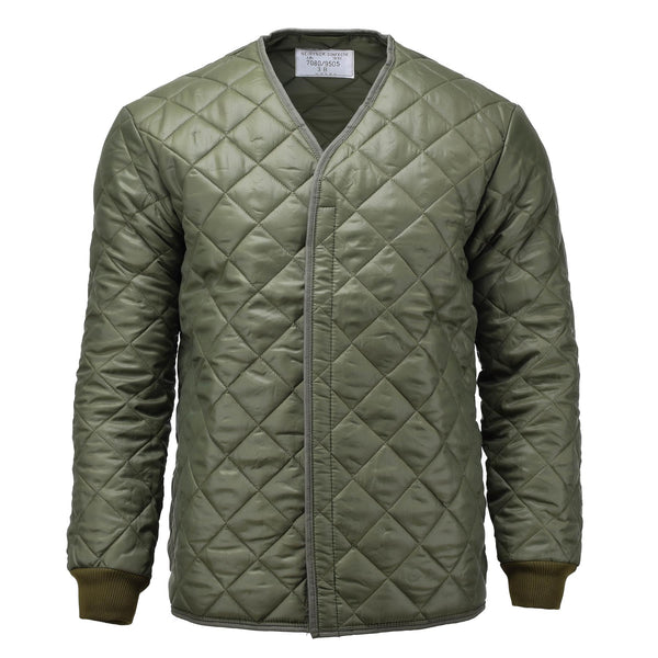 Original Swedish army field jacket parka quilt liner military issue winter NEW