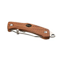 EKA Brand Swede 9 folding knife 57 HRC stainless steel firestarter wooden handle