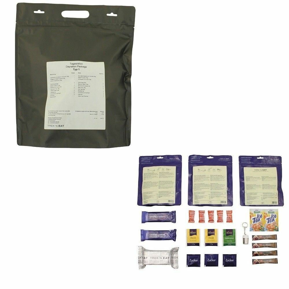 1 Day Ration MRE Army (TYP3) - GoMilitar