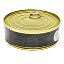 200g can of German emergency ration Gouda cheese, energy-rich survival food with pull-tab lid for easy access.