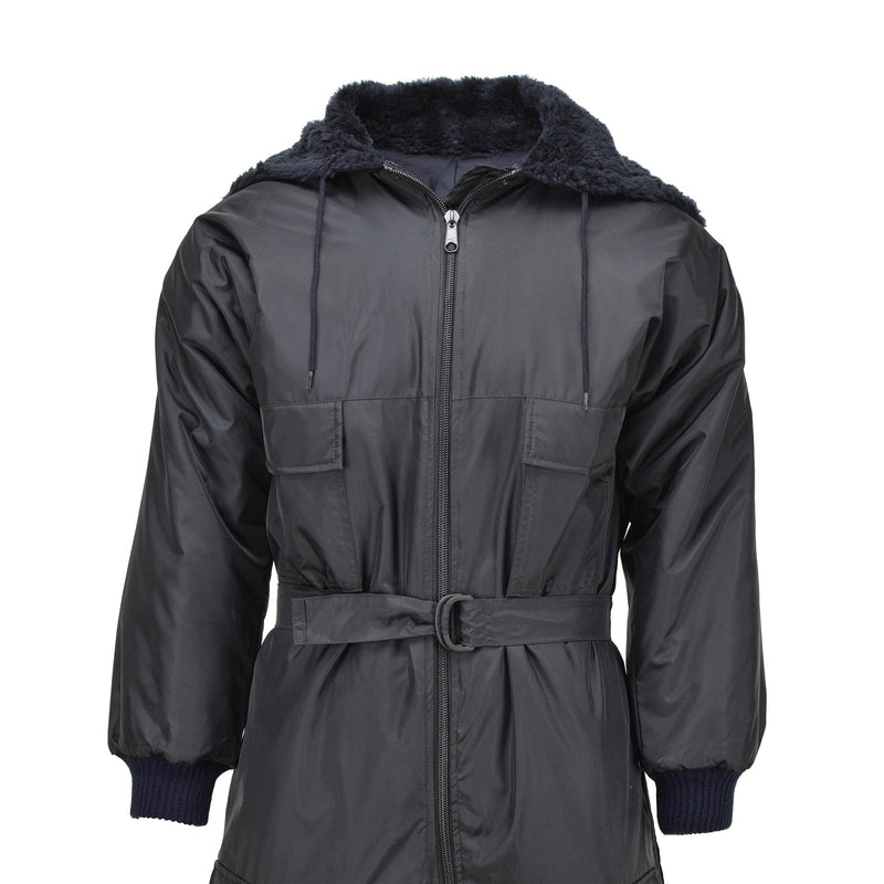 Original Dutch military work coverall hooded cold weather jumpsuit quilted liner