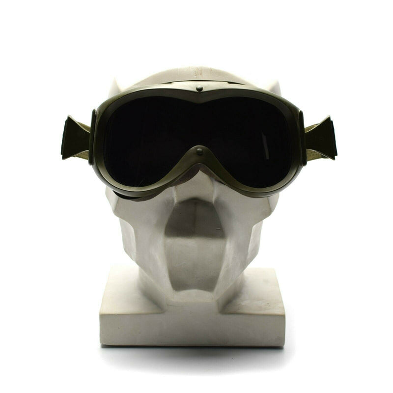 Genuine French army tanker goggles eye protection glass military sun sand wind