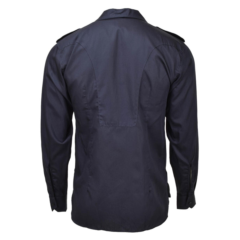 Original Italian military classic marine shirts blue lightweight breathable NEW