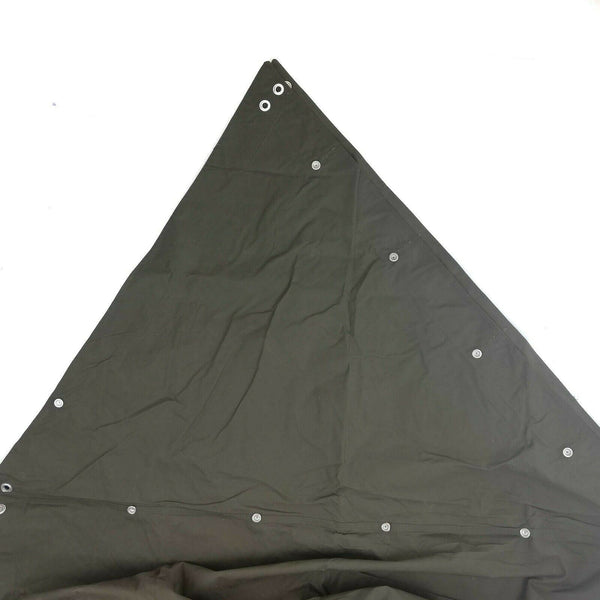 Original Swedish army shelter half zeltbahn poncho Olive surplus