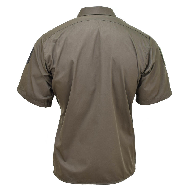 Original Austrian army shirt M65 lightweight combat Short sleeve Olive BDU NEW