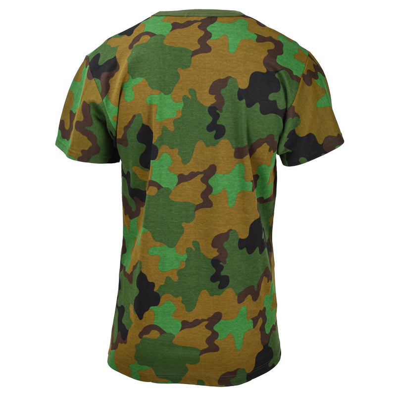 Original Dutch army woodland camo shirt T-shirt military surplus Jungle new