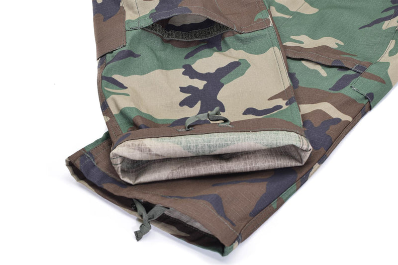 Mil-Tec Brand U.S. Military style woodland camo ripstop soldiers BDU cargo pants
