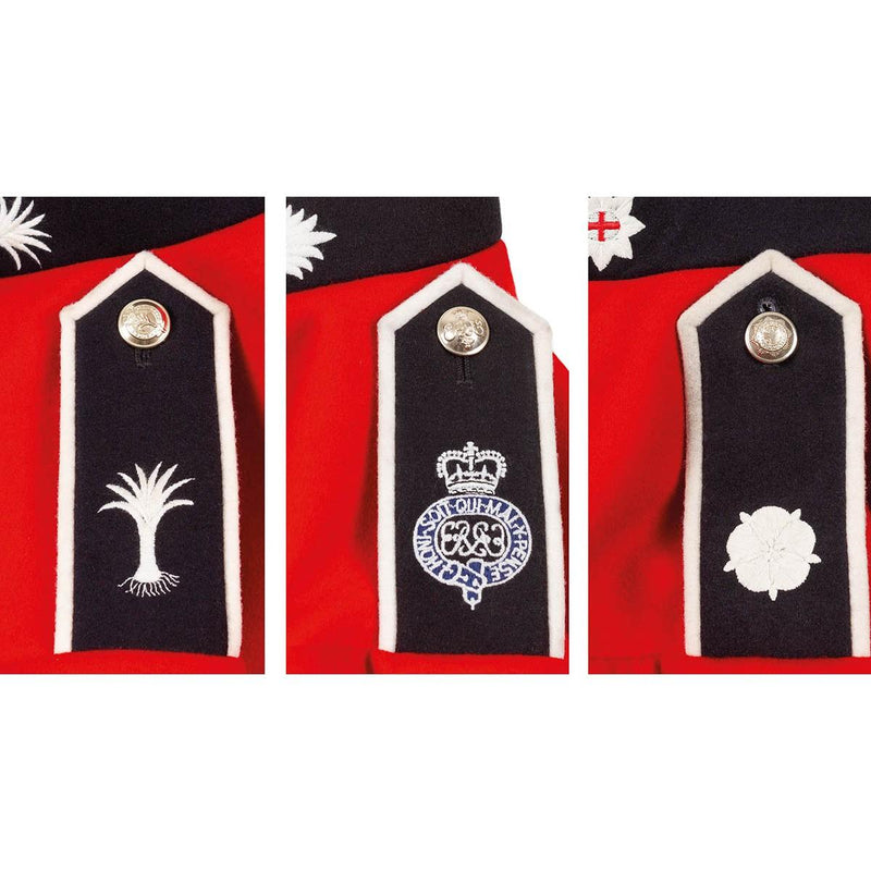 Genuine British army jacket uniform tunic red dress scarlet guards cavalry