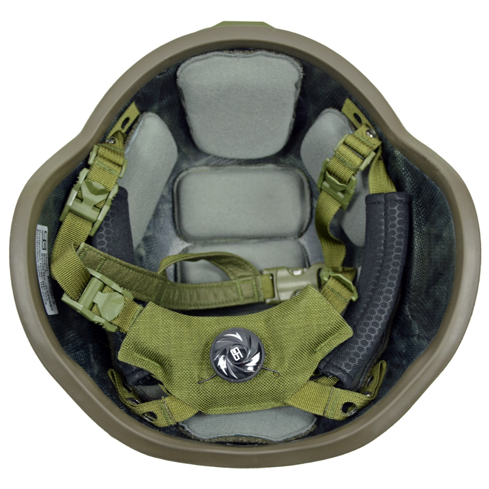 Šestan-Busch BK-ACH Full Cut Modern Ballistic Helmet Level IIIA NVG Side Rails