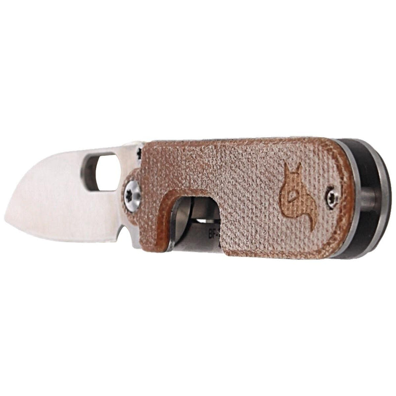 Fox Knives BEAN GEN2 folding pocket knife Micarta handle stainless steel 440C - GoMilitar