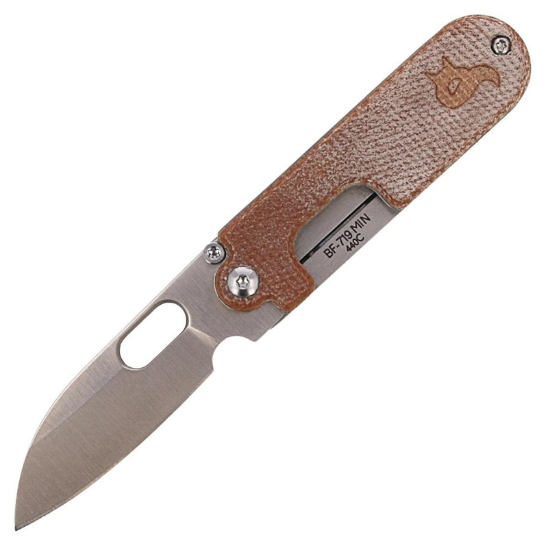 Fox Knives BEAN GEN2 folding pocket knife Micarta handle stainless steel 440C - GoMilitar
