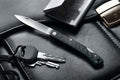 Fox Knives Brand Italy folding knife stainless steel 440C Carbon fiber handle