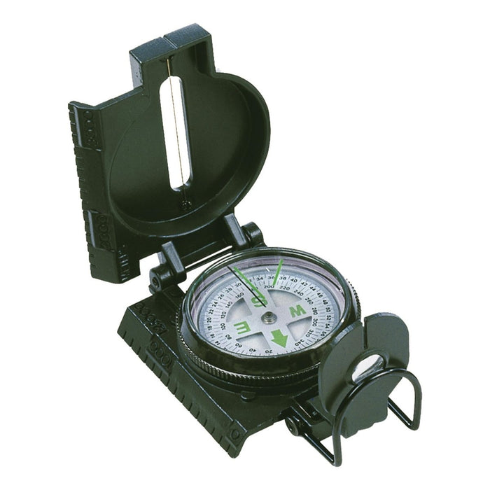 Fox Knives Engineer TS 819 Metal Compass Durable Precise Navigation Tool Olive - GoMilitar