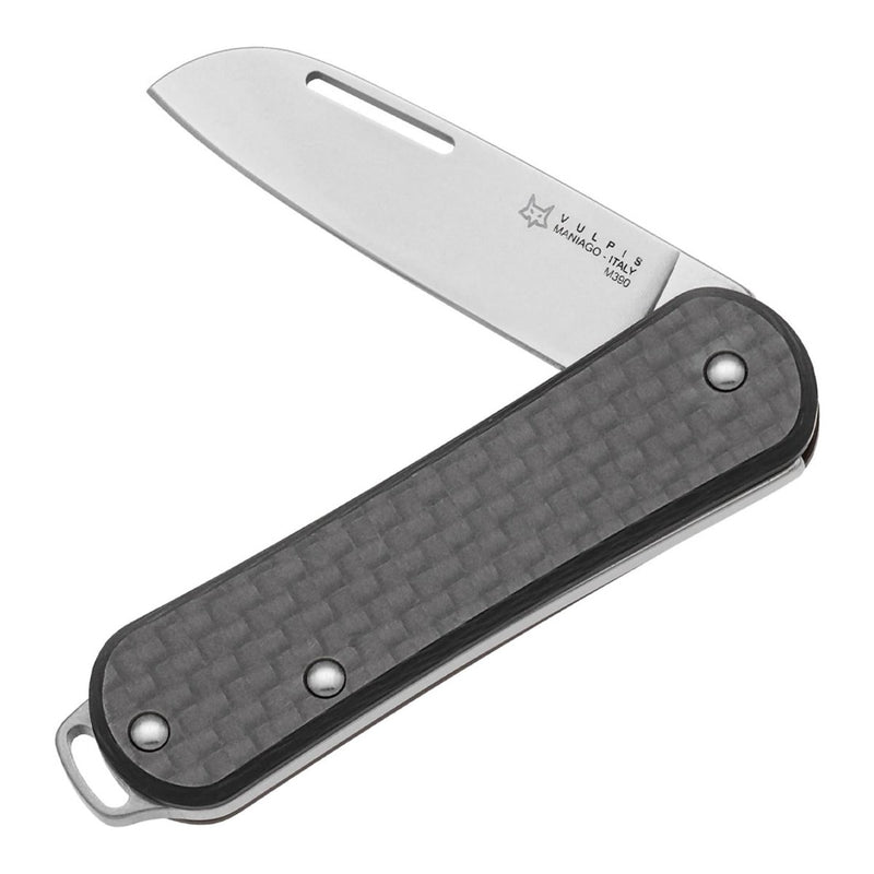 Fox Knives VULPIS FX - VP108 CF Pocket Knife M390 Steel Carbon Fiber Handle - GoMilitar
