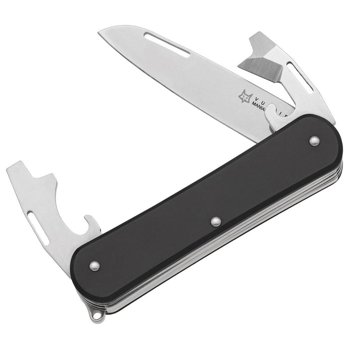 Fox Knives VULPIS FX-VP130-3 BK Multi Tool Knife N690Co Steel Blade Black - GoMilitar