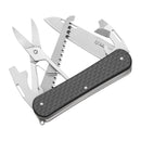 Fox Knives VULPIS FX-VP130-SF5 CF Multi Tool Pocket Knife Stainless Steel M390 - GoMilitar