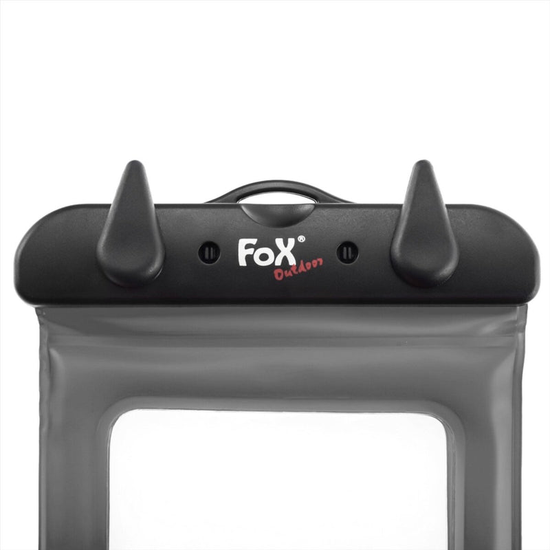 Fox Outdoor Smartphone Transparent Bag Dust Tight Waterproof Closure Black