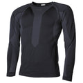 Fox Outdoor Thermal Undershirt Breathable Stretchy Fabric Quick Dry Black