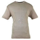 Genuine Austrian army short sleeve cotton T-shirt in khaki, lightweight and breathable military issue shirt new.