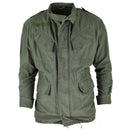 Genuine Belgian army field jacket M64 military cotton waterproof parka Olive OD - GoMilitar