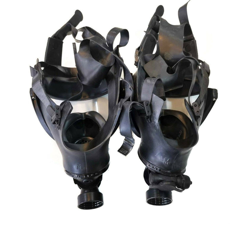 Genuine Belgian gas mask full face protection respirator panorama