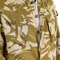 Genuine British army jacket combat desert camo field shirt lightweight military