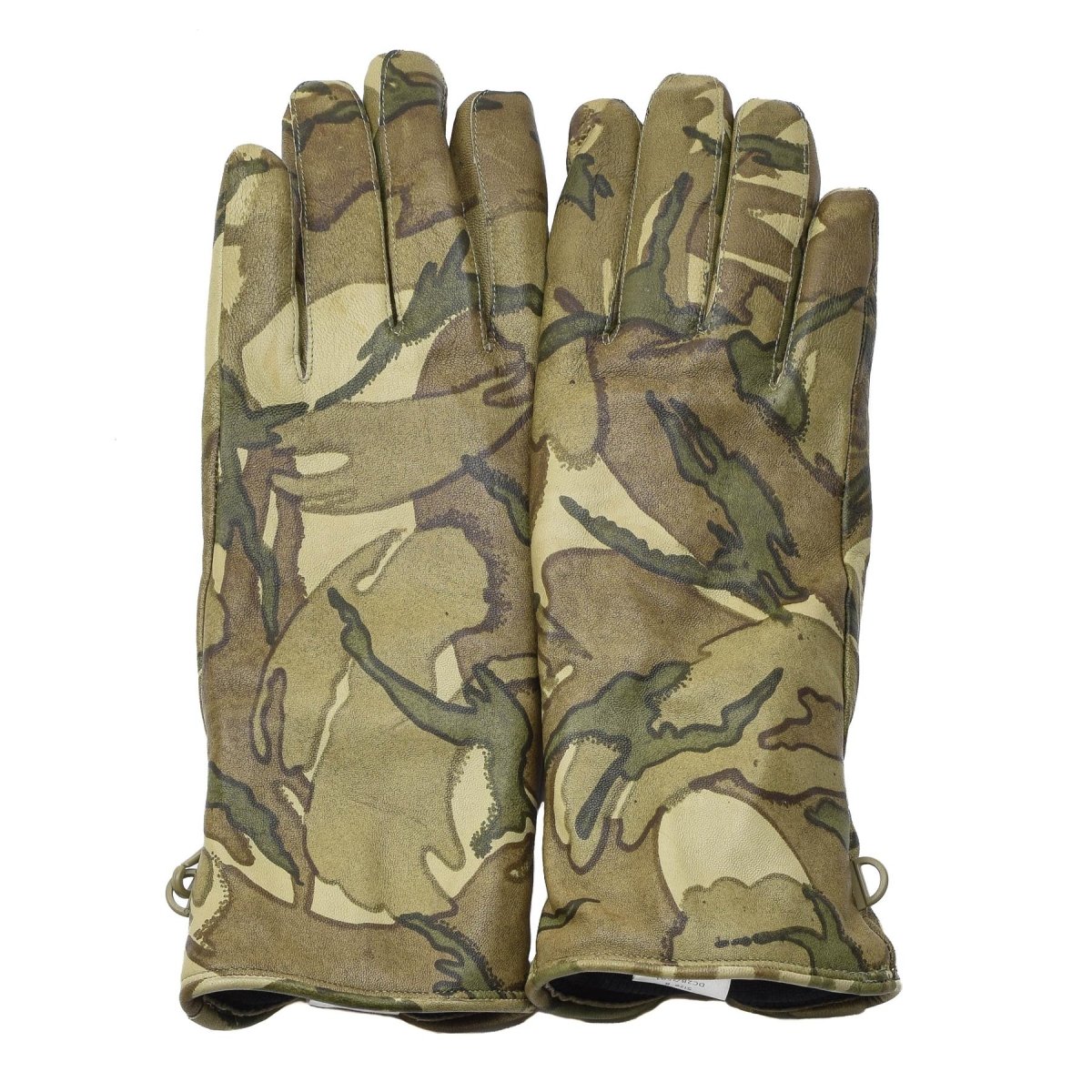 Genuine British MK II Combat leather gloves MTP camouflage warm lined gloves
