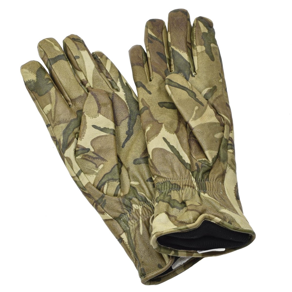 Genuine British MK II Combat leather gloves MTP camouflage warm lined gloves