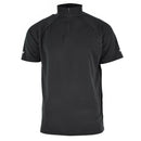Genuine British police t-shirt black breathable functional front zip guard shirt - GoMilitar