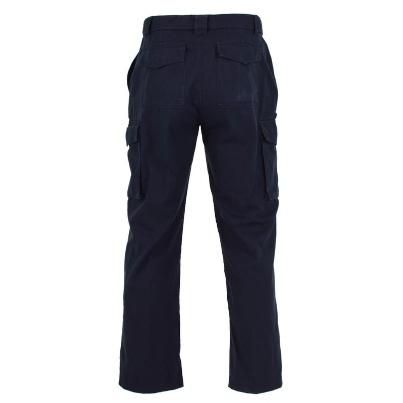 Genuine British police trousers blue uniform pants lightweight military surplus - GoMilitar