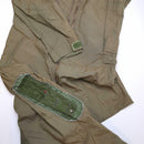 Authentic British Royal Air Forces coverall jumpsuit in olive green with zipper and adjustable cuffs military surplus garment