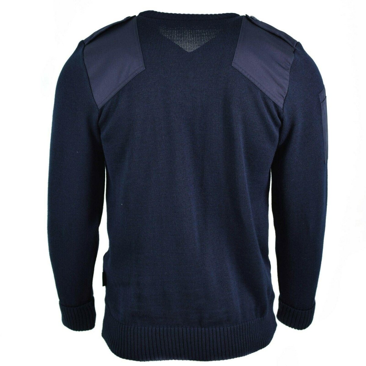 Genuine British Sweater army police pullover Commando Jumper blue V-neck Men NEW