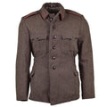 GENUINE BULGARIAN ARMY JACKET WOOL MILITARY-ISSUE SURPLUS UNIFORM GREY-BROWN