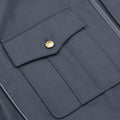 Genuine Czech Military blue blouse jacket golden buttons casual army blouson NEW