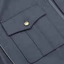 original Czech army jacket with chest pocket gold gold-toned buttons