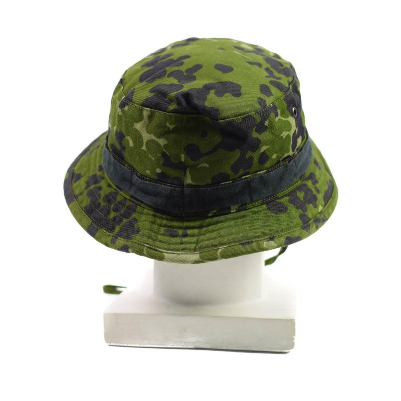 Genuine Danish Army Boonie hat Military M84 Flecktarn Camo jungle summer cap