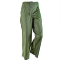 Genuine Danish army O.D wet weather pants waterproof rain trousers Denmark