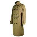 Genuine Dutch army Coat Khaki long officer trench coat NEW - GoMilitar