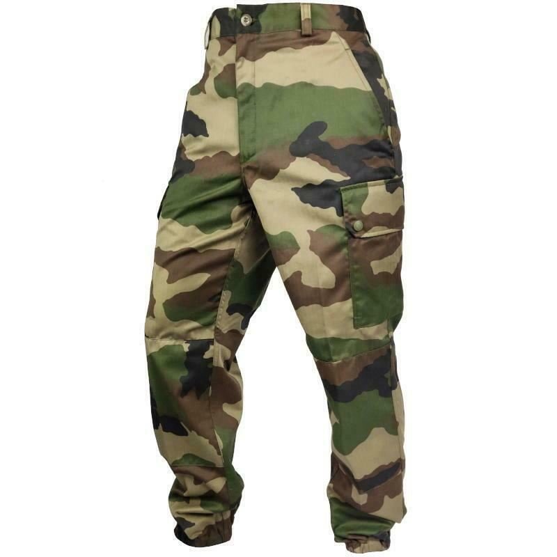Genuine French army combat pants military CCE camo T2 trousers France NEW - GoMilitar
