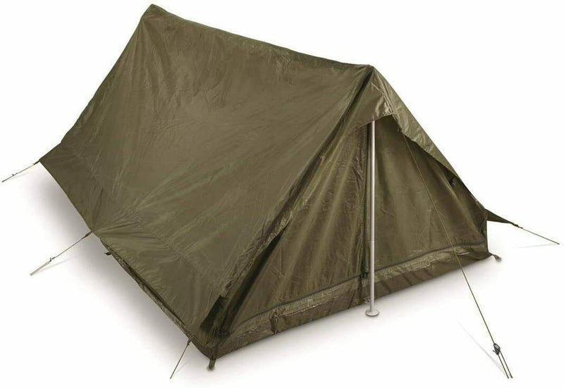 Genuine French army F1/F2 2-Person Tent Olive Beige France military surplus NEW - GoMilitar